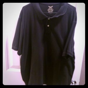 Men’s black polo shirt